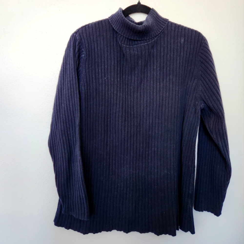 100% Cotton Turtleneck Sweater XL